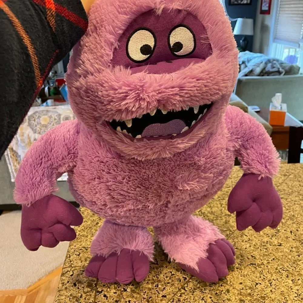 RARE Rudolph Purple Bumble Abdominal 26 inch Plush Stuffed Bumble!!